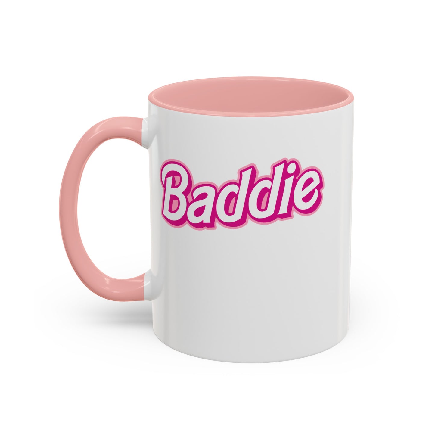 Pink Baddie-Accent Coffee Mug (11, 15oz)