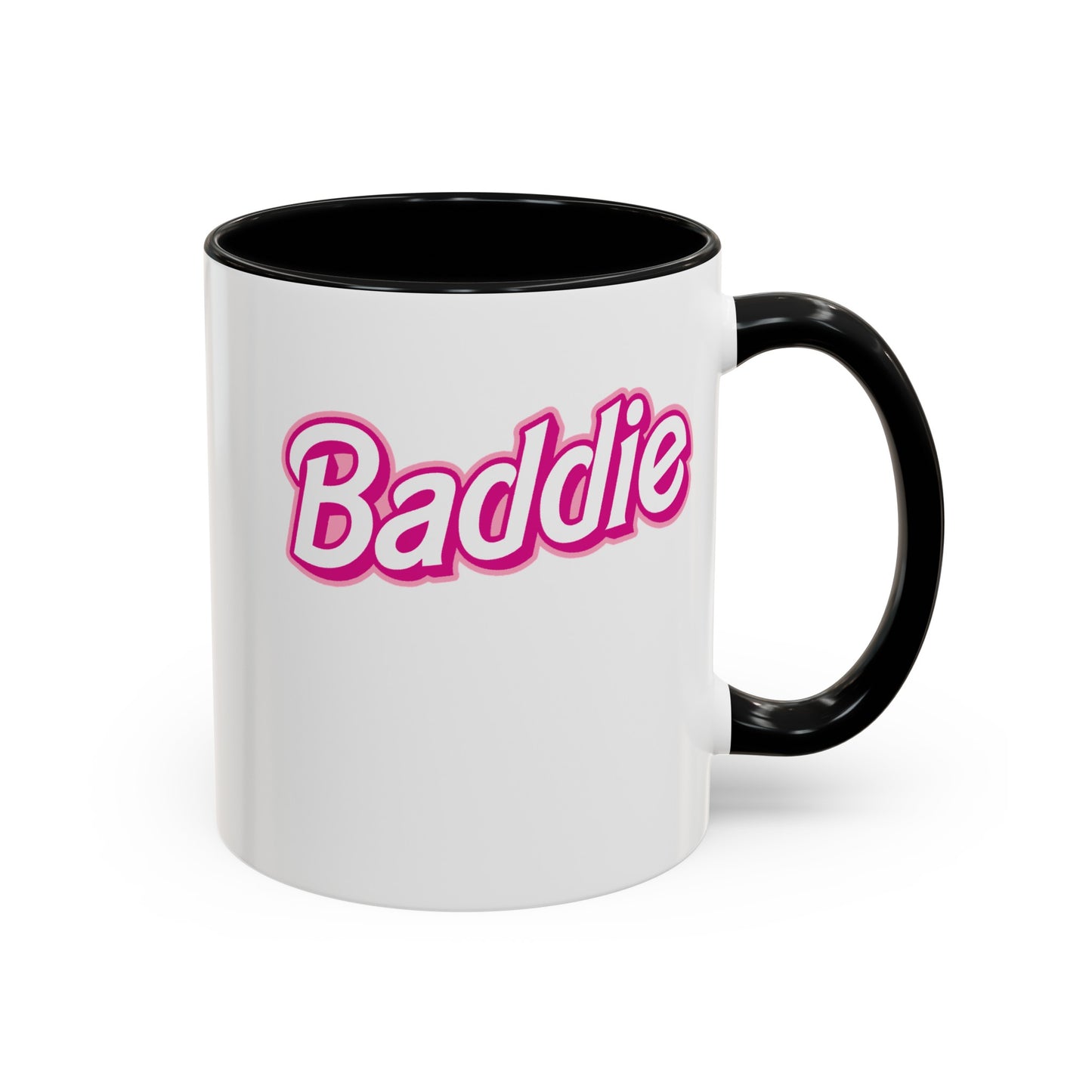 Pink Baddie-Accent Coffee Mug (11, 15oz)