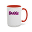Baddie Gradient-Accent Coffee Mug (11, 15oz)