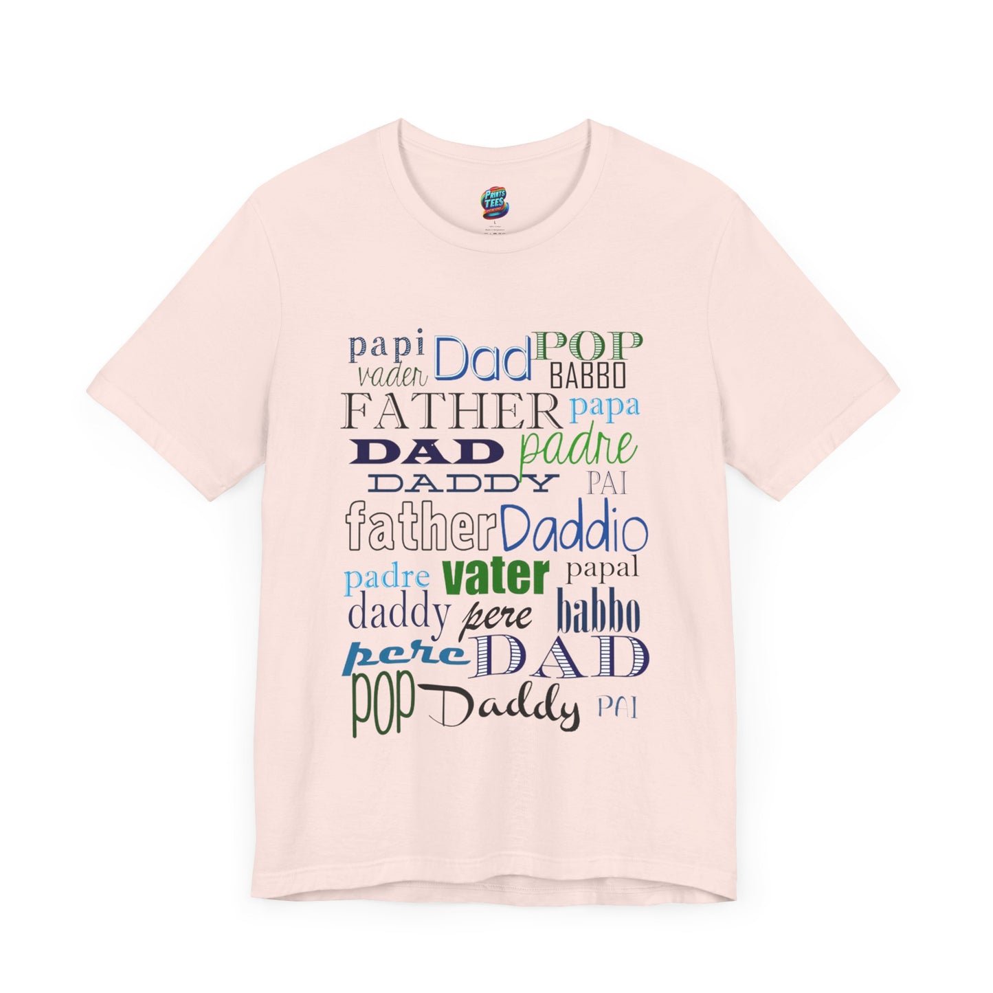 Dad Names-Jersey Knit T-Shirt