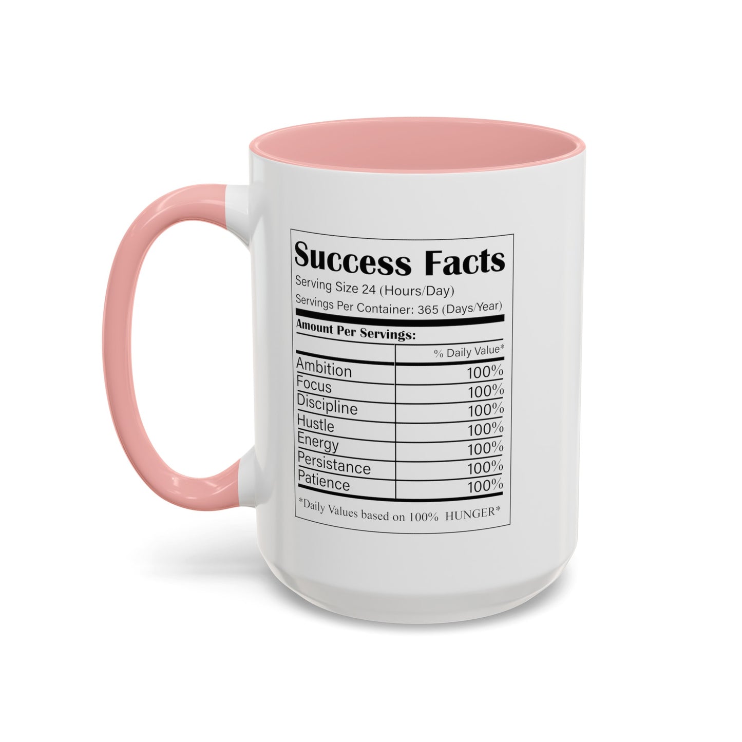 Success Facts-Accent Coffee Mug (11, 15oz)