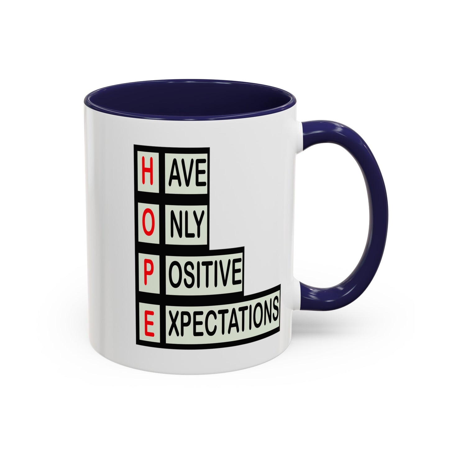 Hope Blocks-Accent Coffee Mug (11, 15oz)