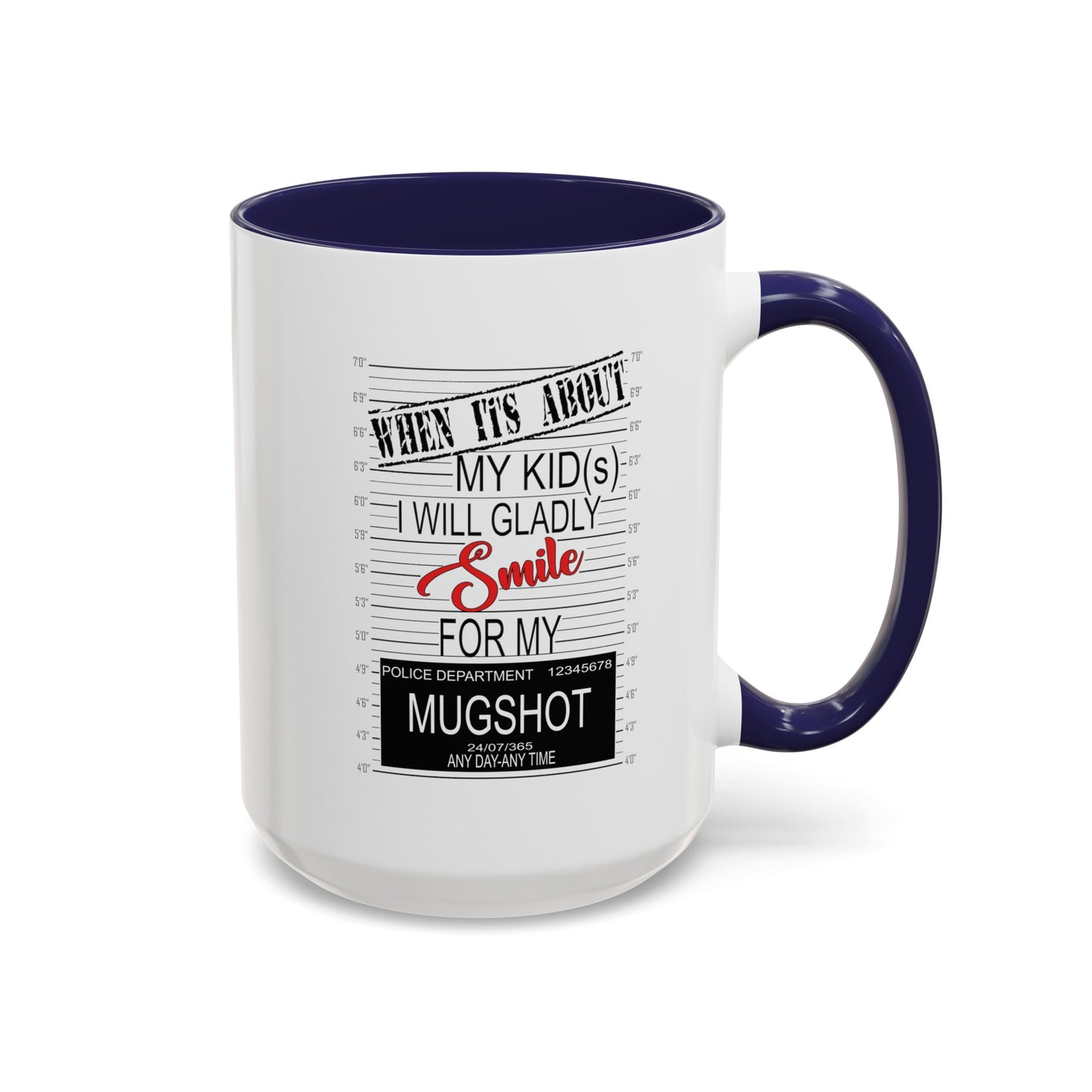Mugshot-Accent Coffee Mug (11, 15oz)
