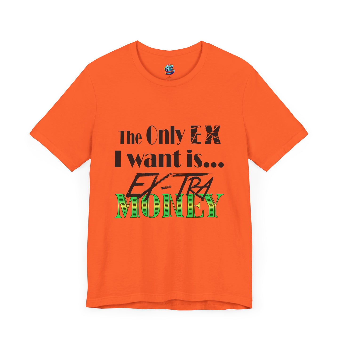 Ex-Tra Money-Jersey Knit T-Shirt