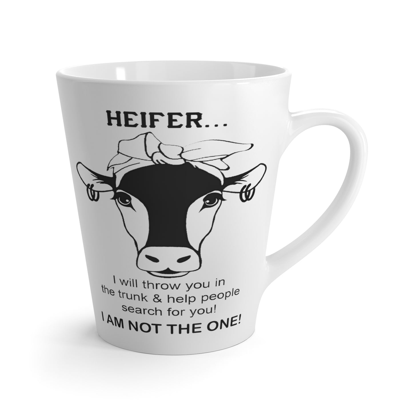 In the Trunk-Latte Mug, 12oz