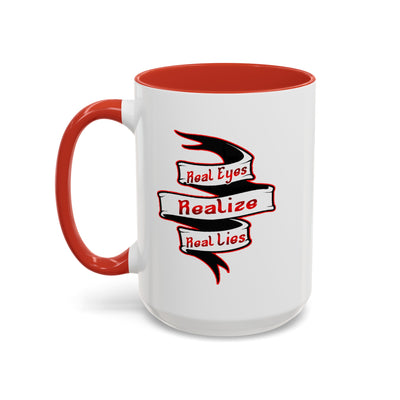 Real Eyes-Accent Coffee Mug (11, 15oz)