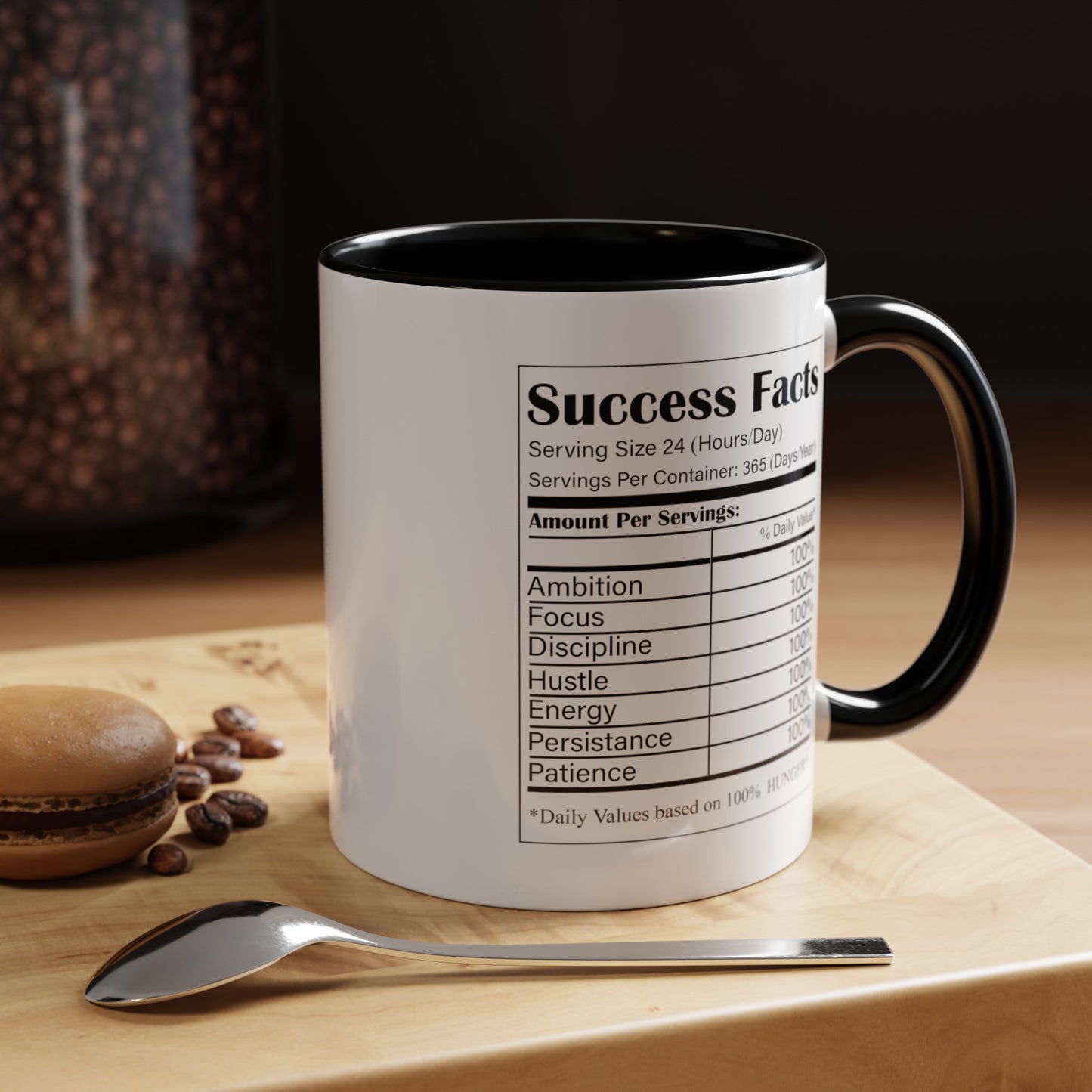 Success Facts-Accent Coffee Mug (11, 15oz)