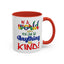 Be Kind-Accent Coffee Mug (11, 15oz)