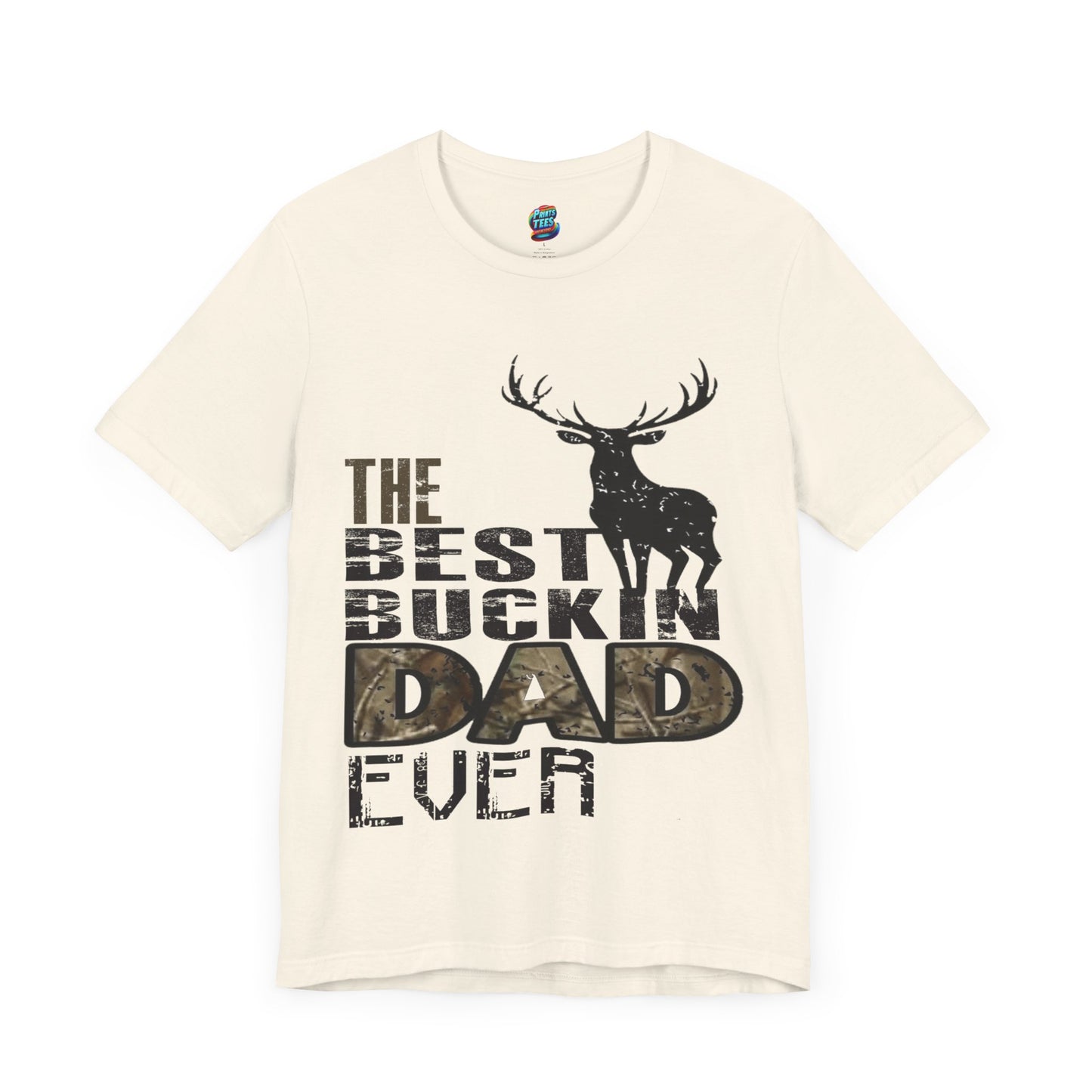 Best Buckin'Dad-Jersey Knit T-Shirt