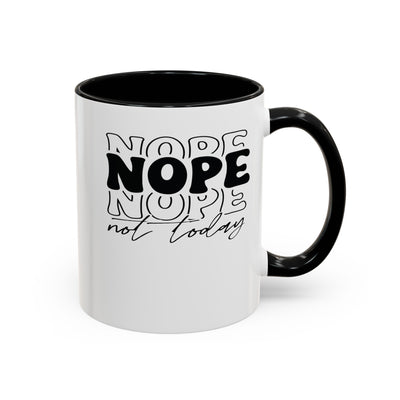 Nope-Accent Coffee Mug (11, 15oz)