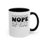 Nope-Accent Coffee Mug (11, 15oz)