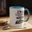 Master Peace-Black-Accent Coffee Mug (11, 15oz)