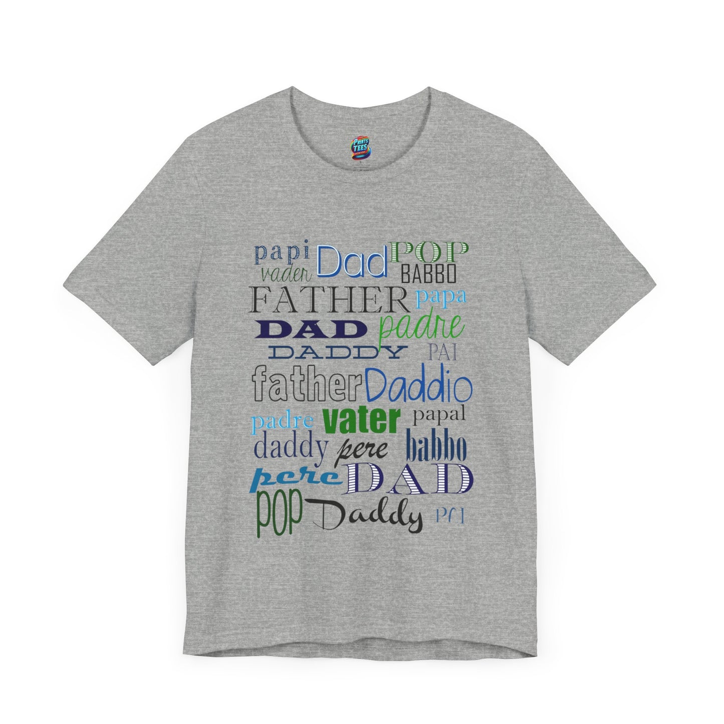 Dad Names-Jersey Knit T-Shirt