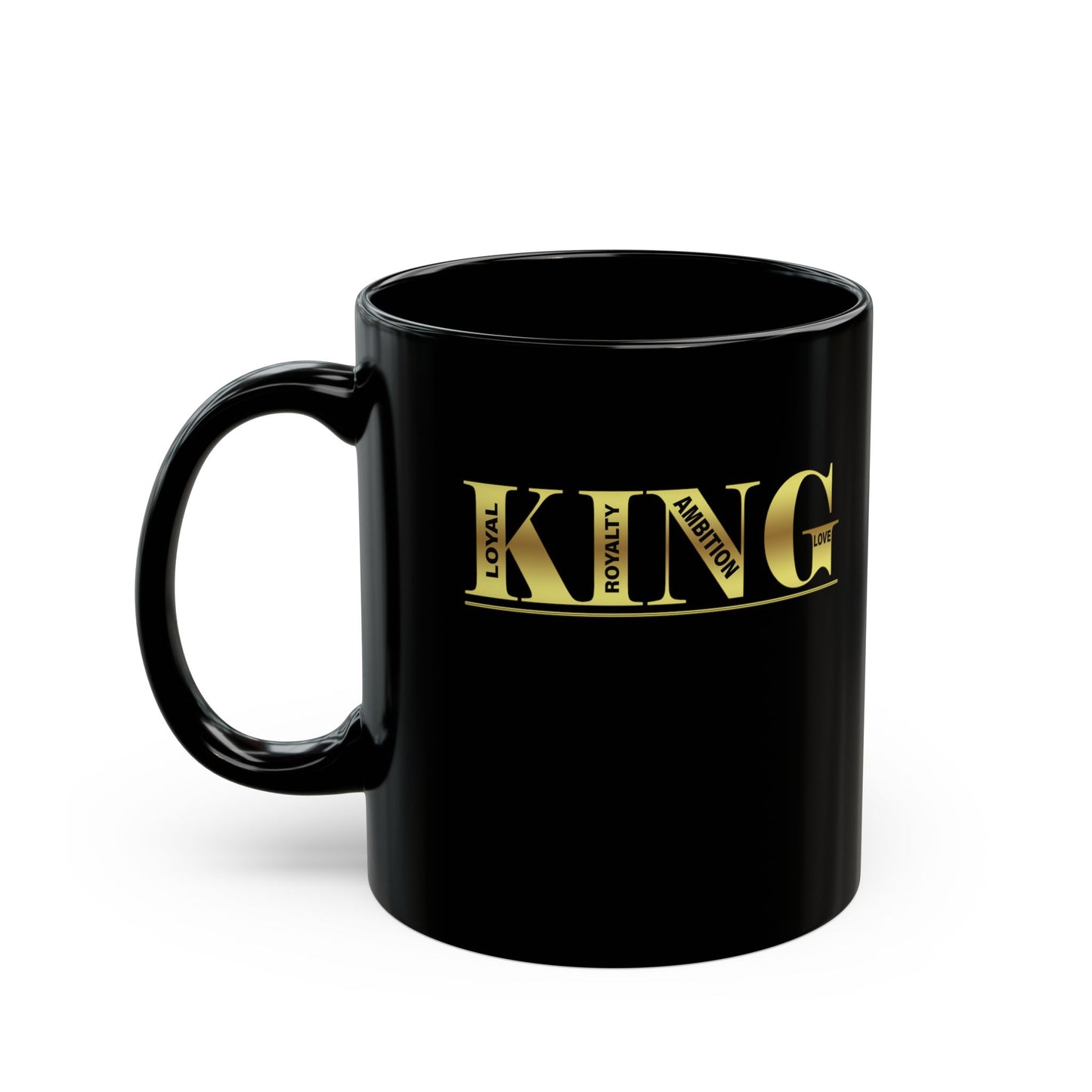 King-Black Mug (11oz, 15oz)