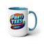PTB-Accent Coffee Mug, 15oz