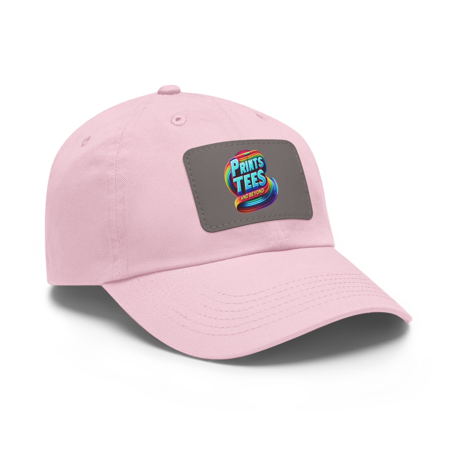 PTB-Dad Hat with Leather Patch (Rectangle)