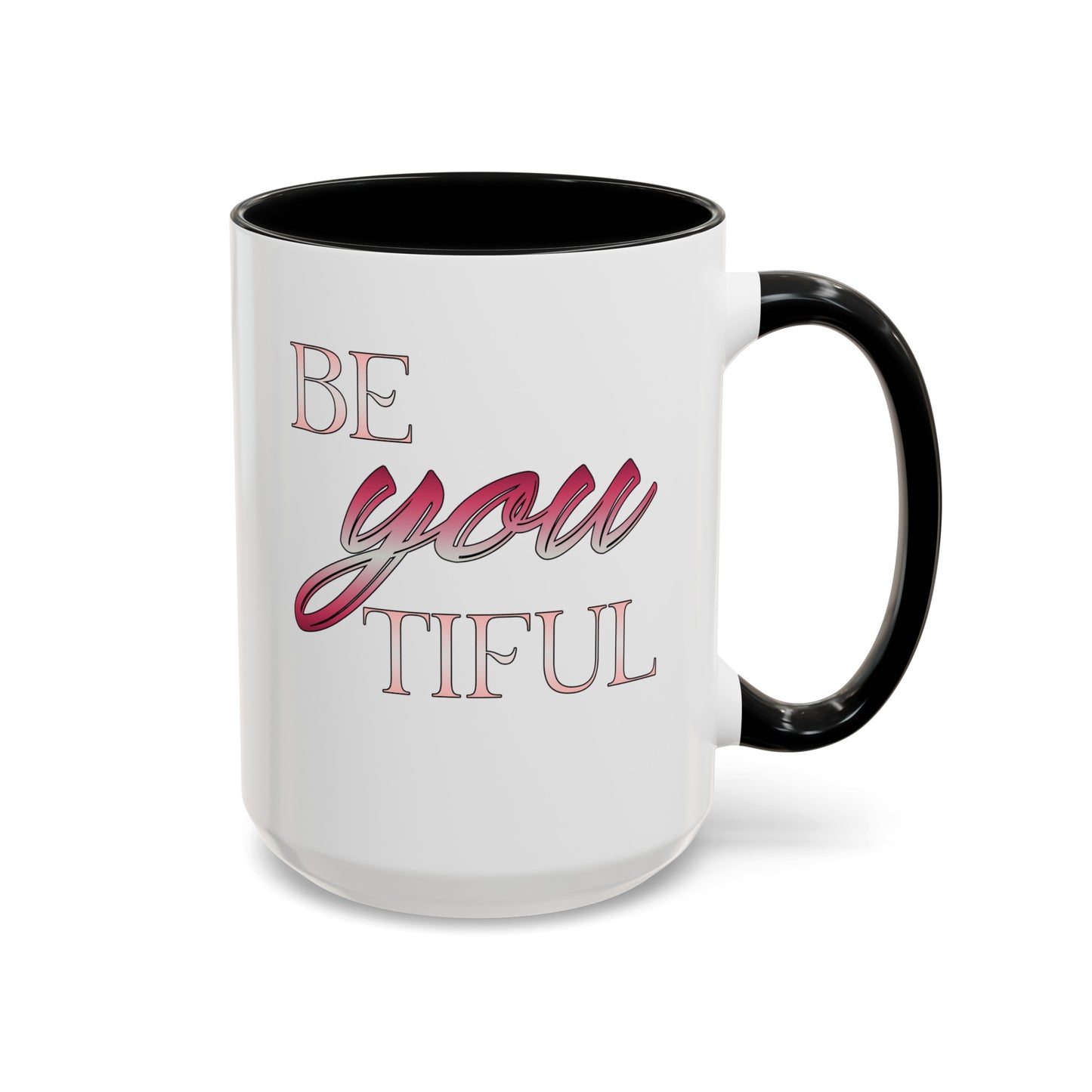 Beyoutiful-Accent Coffee Mug (11, 15oz)