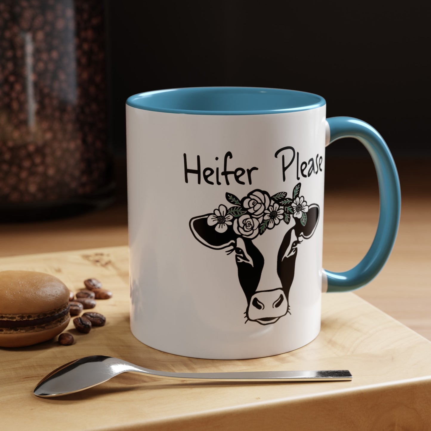 Heifer Please-Accent Coffee Mug (11, 15oz)
