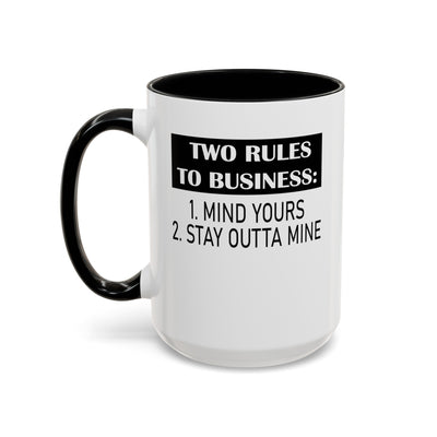 Business Rules-Accent Coffee Mug (11, 15oz)