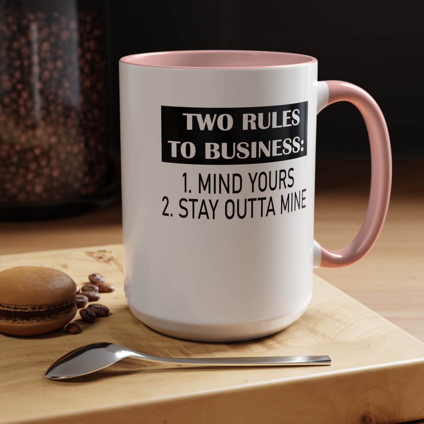 Business Rules-Accent Coffee Mug (11, 15oz)