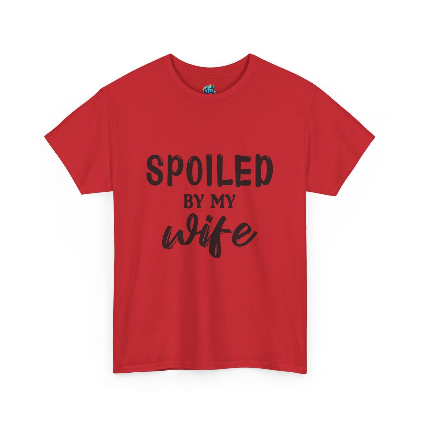 Spoiled by Wife-Heavy Cotton Classic Tee