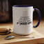 Stop Cussing-Accent Coffee Mug (11, 15oz)