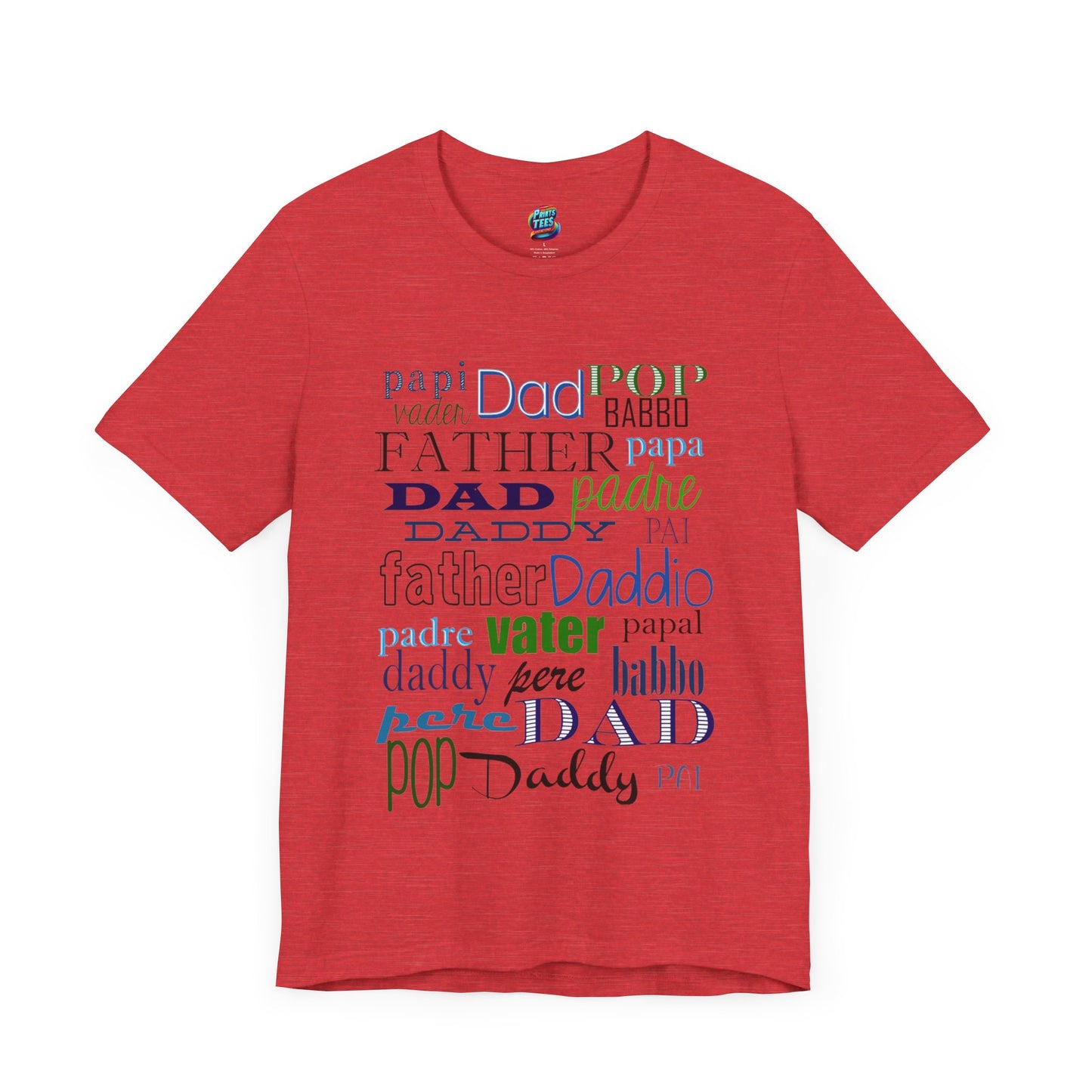 Dad Names-Jersey Knit T-Shirt