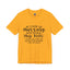 Missing-Jersey Knit T-Shirt