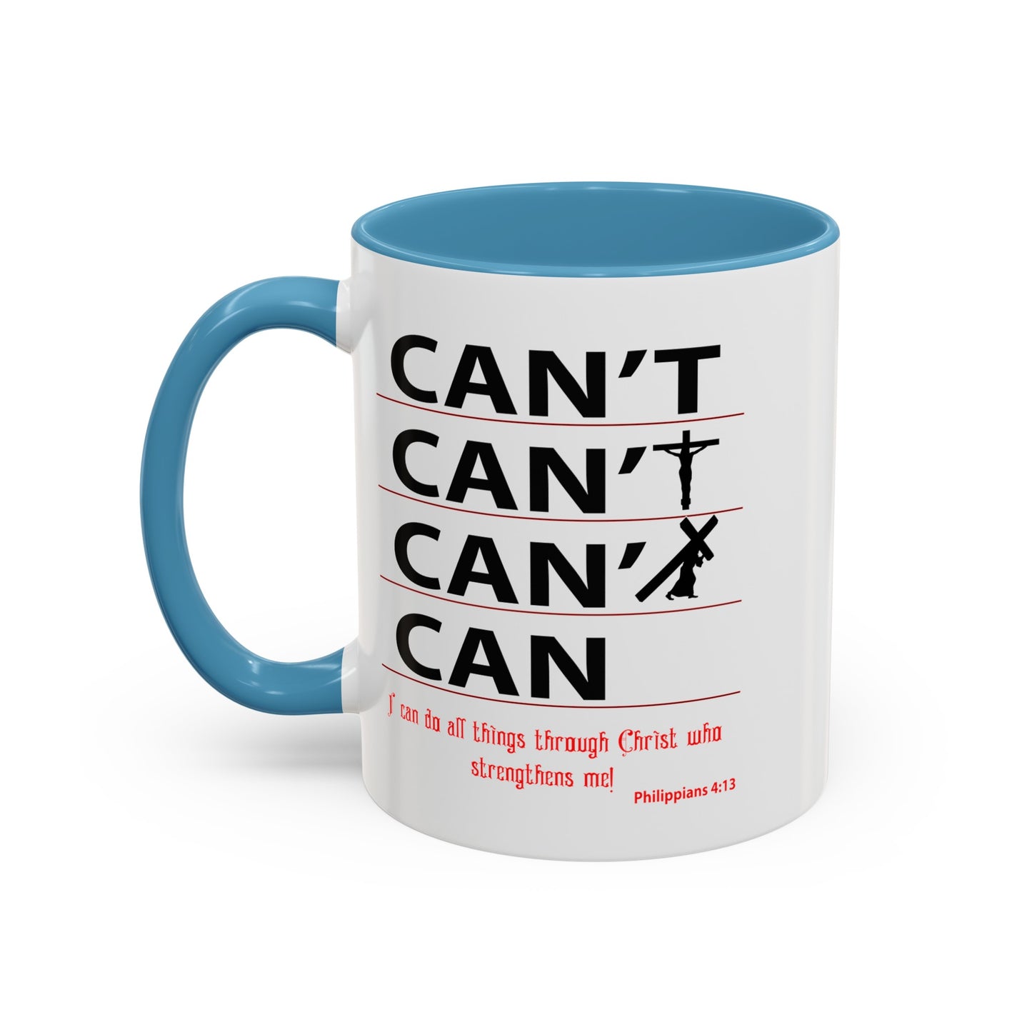 Through Christ-Accent Coffee Mug (11, 15oz)