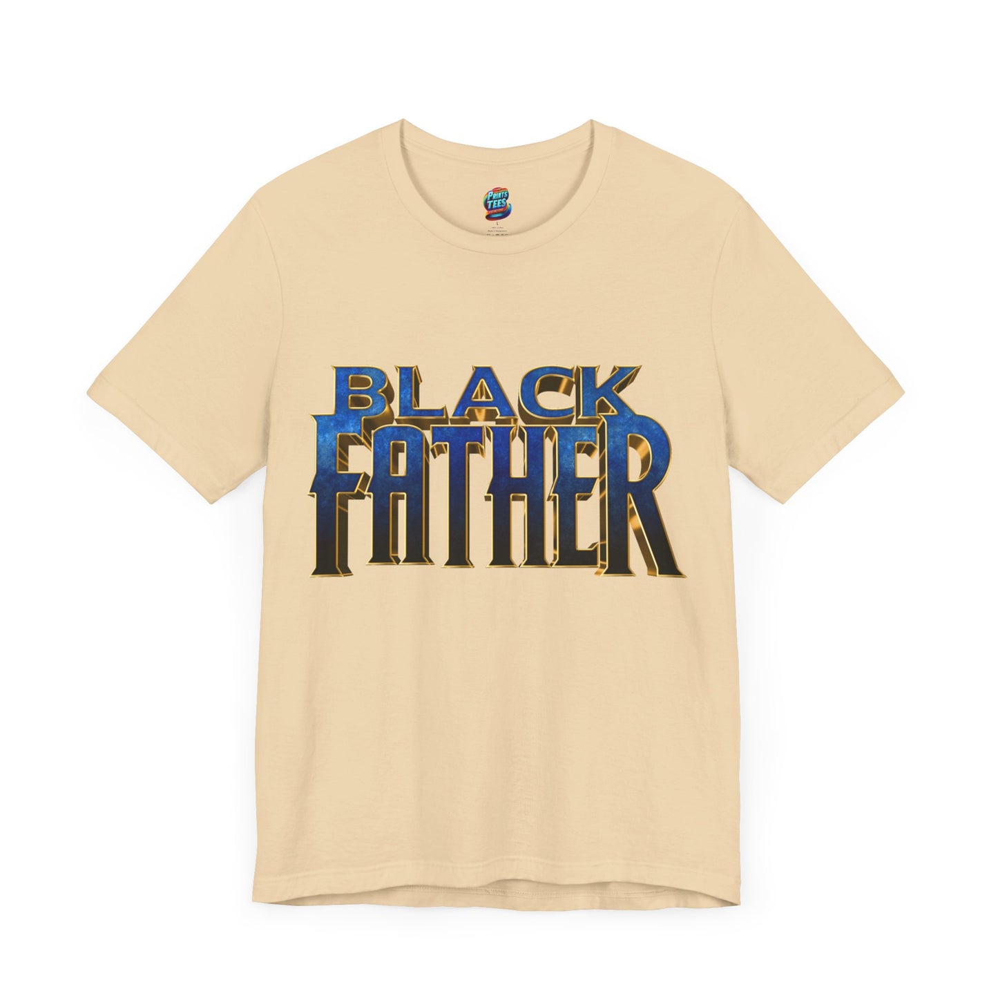 Black Father Panther Style-Jersey Knit T-Shirt