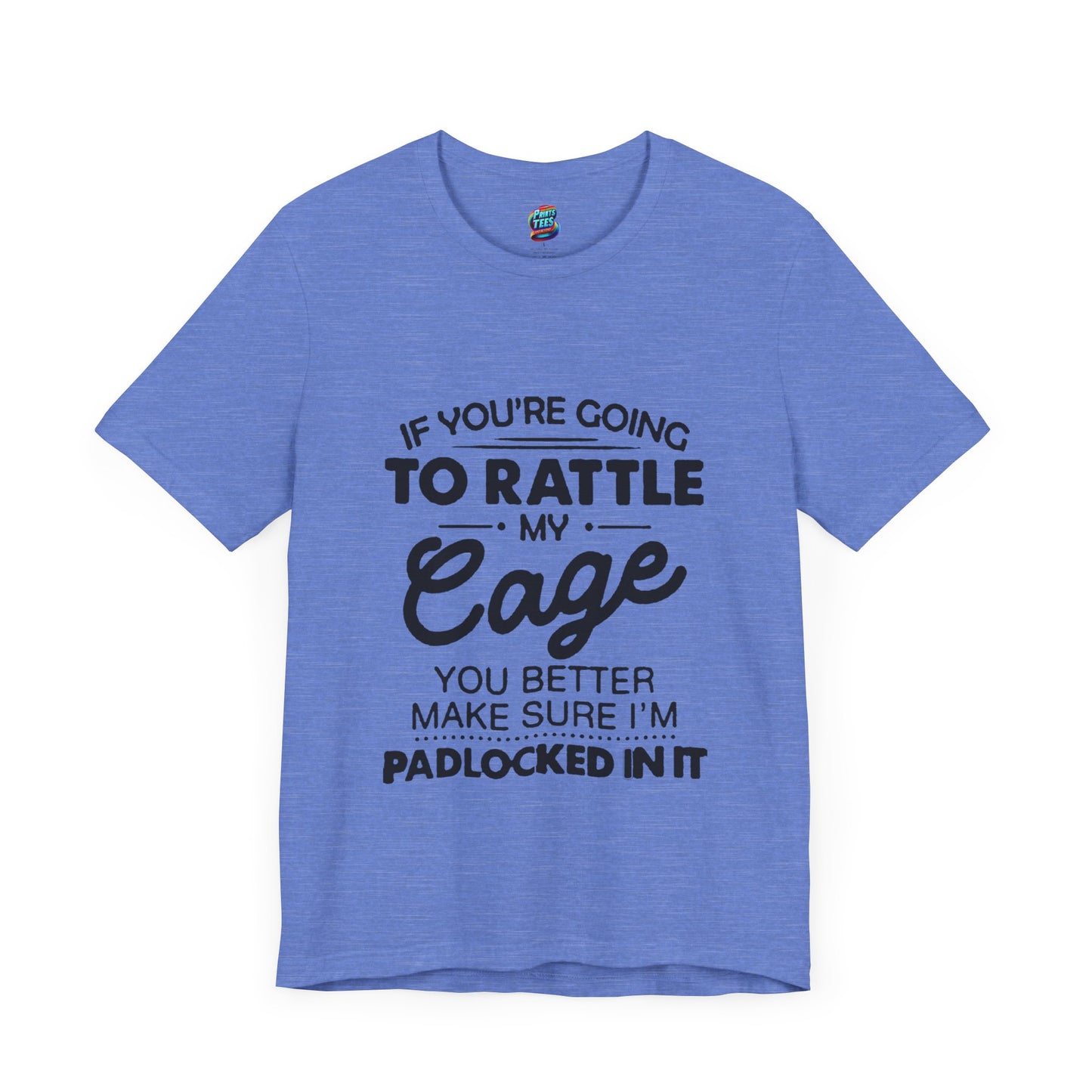 Rattle My Cage-Jersey Knit T-Shirt