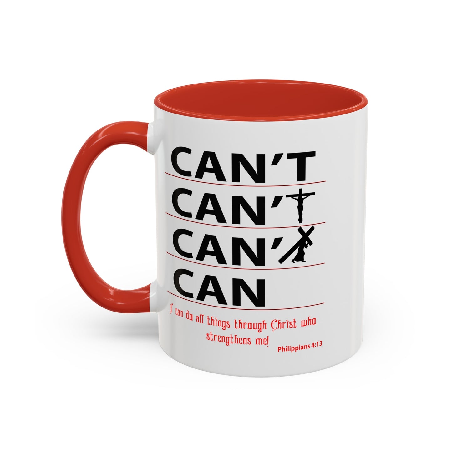 Through Christ-Accent Coffee Mug (11, 15oz)