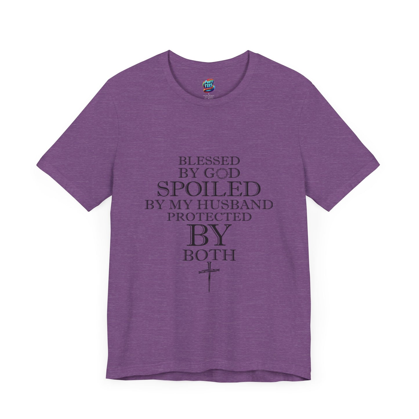 Blessed & Spoiled-Jersey Knit T-Shirt