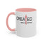 Created With Purpose-Accent Coffee Mug (11, 15oz)
