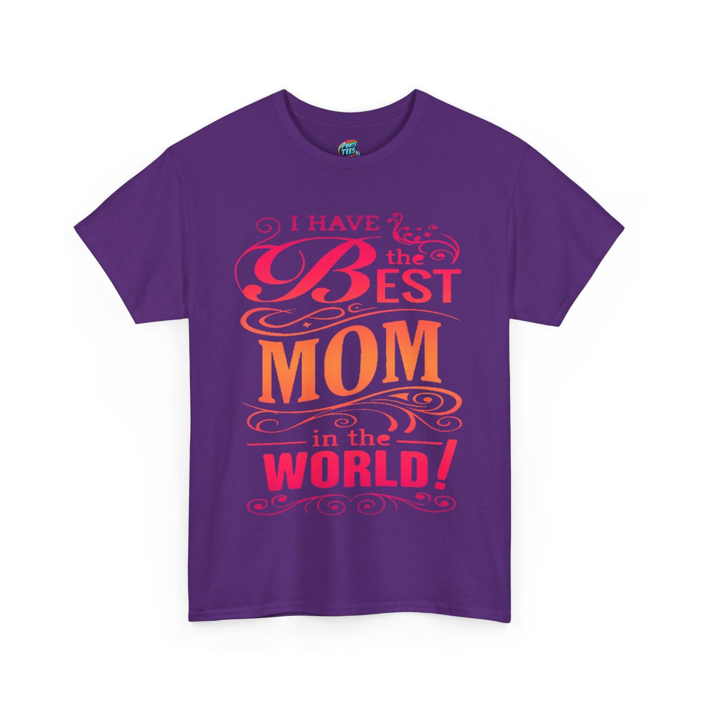 Best Mom In The World-Heavy Cotton Classic Tee