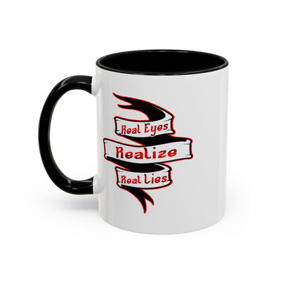 Real Eyes-Accent Coffee Mug (11, 15oz)