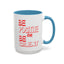 Be Positive-Accent Coffee Mug (11, 15oz)