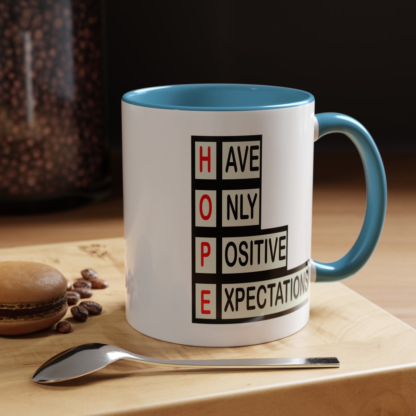 Hope Blocks-Accent Coffee Mug (11, 15oz)