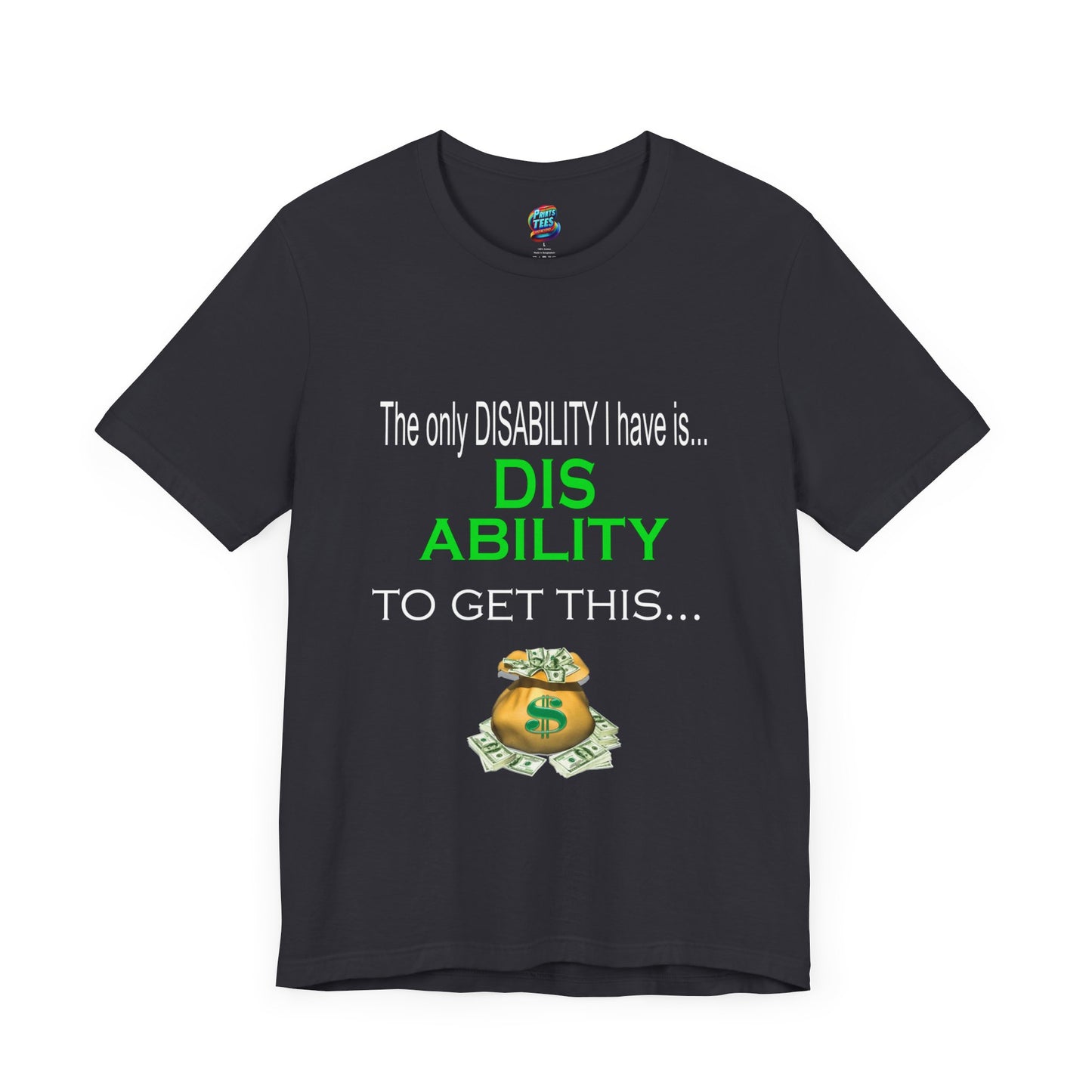 Disability-Jersey Knit T-Shirt