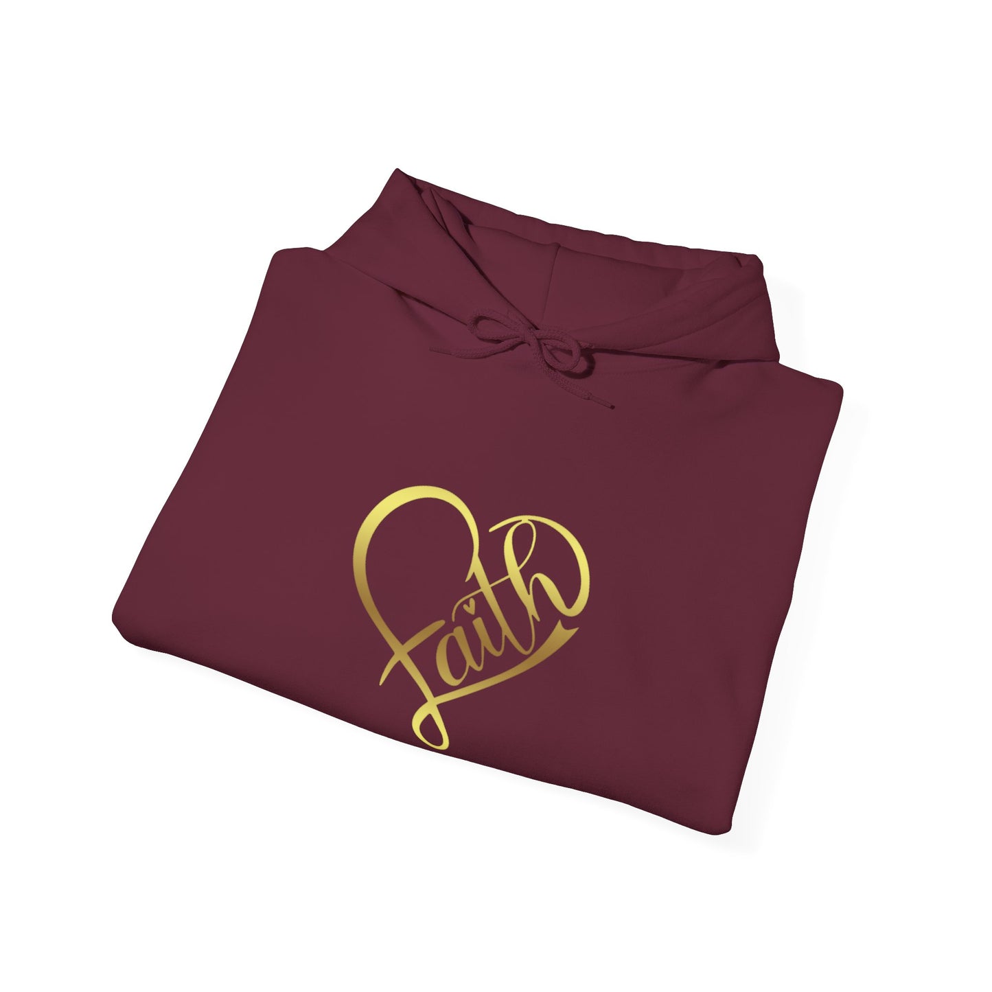 Faith Heart-Heavy Blend™ Classic Hoodie