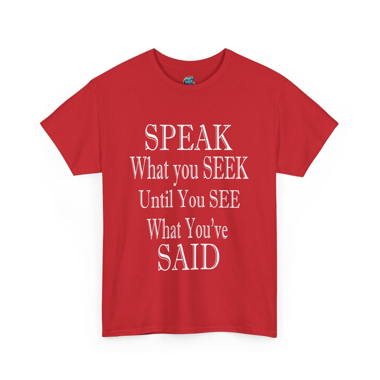 Speak-Seek-Heavy Cotton Classic Tee