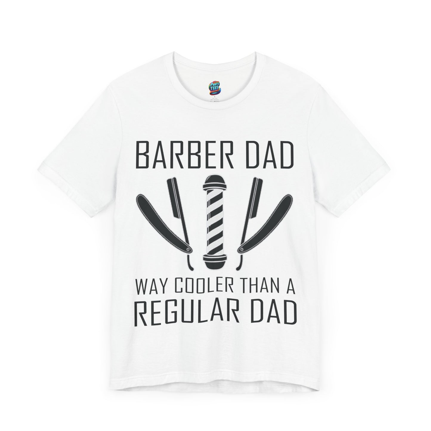 Razor Barber Dad-Jersey Knit T-Shirt