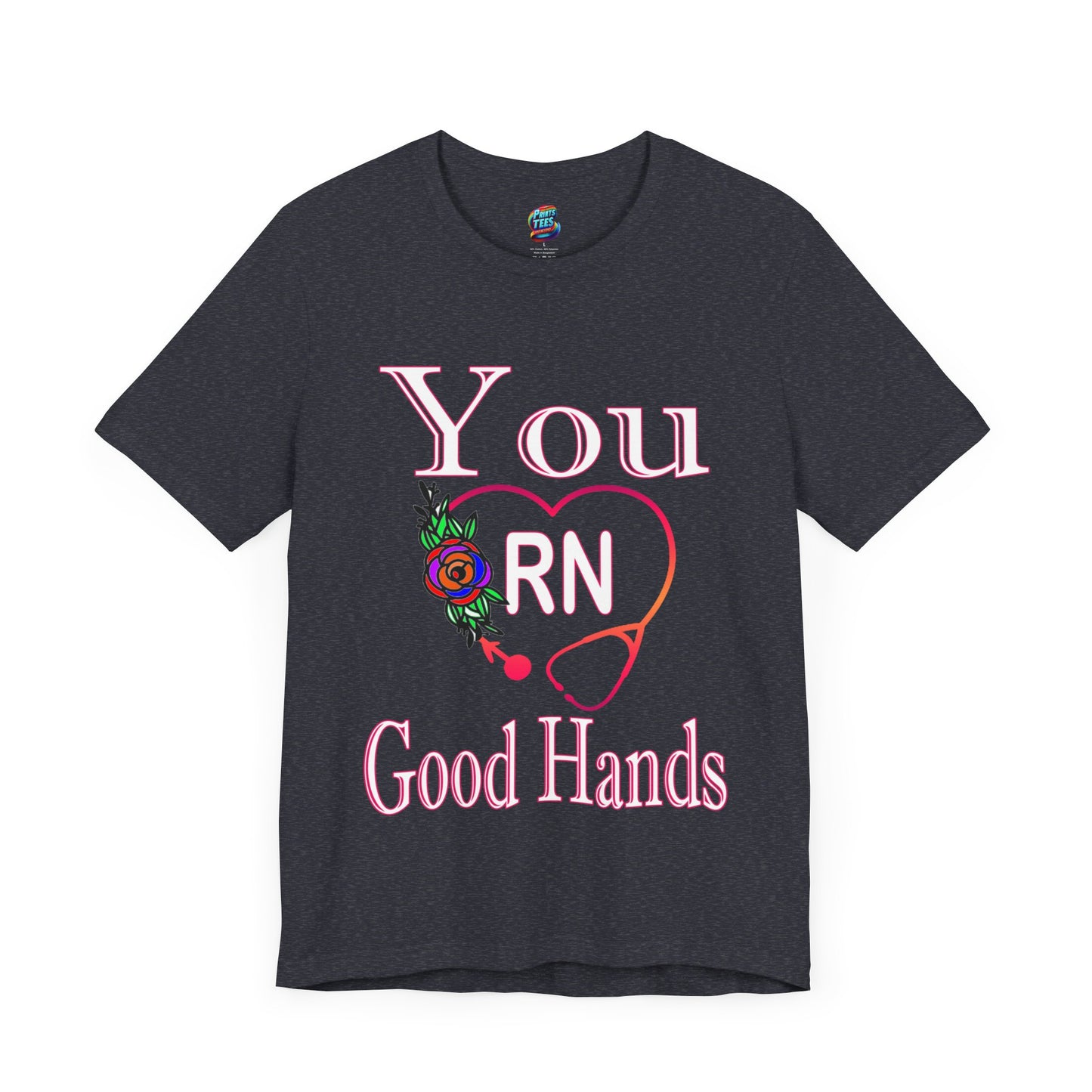 Good Hands-Jersey Knit T-Shirt