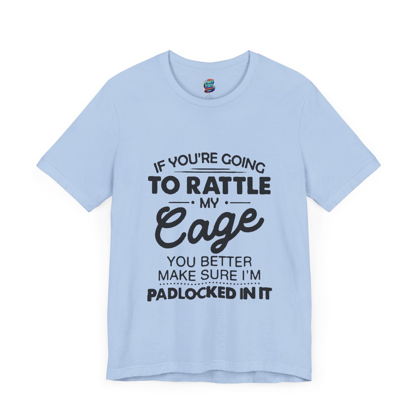 Rattle My Cage-Jersey Knit T-Shirt