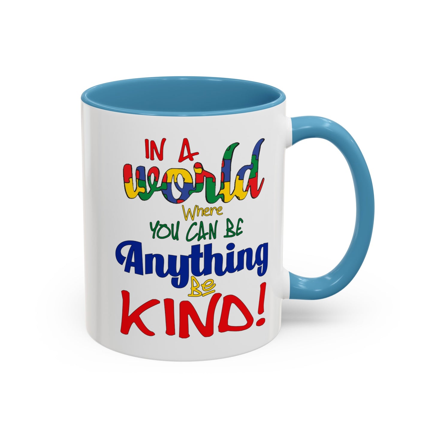Be Kind-Accent Coffee Mug (11, 15oz)