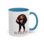 Standing on Business-Brown Woman-Accent Coffee Mug (11, 15oz)