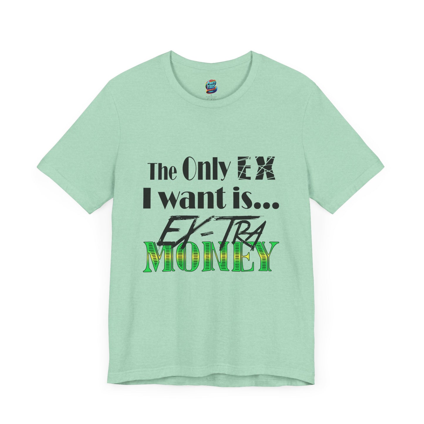 Ex-Tra Money-Jersey Knit T-Shirt