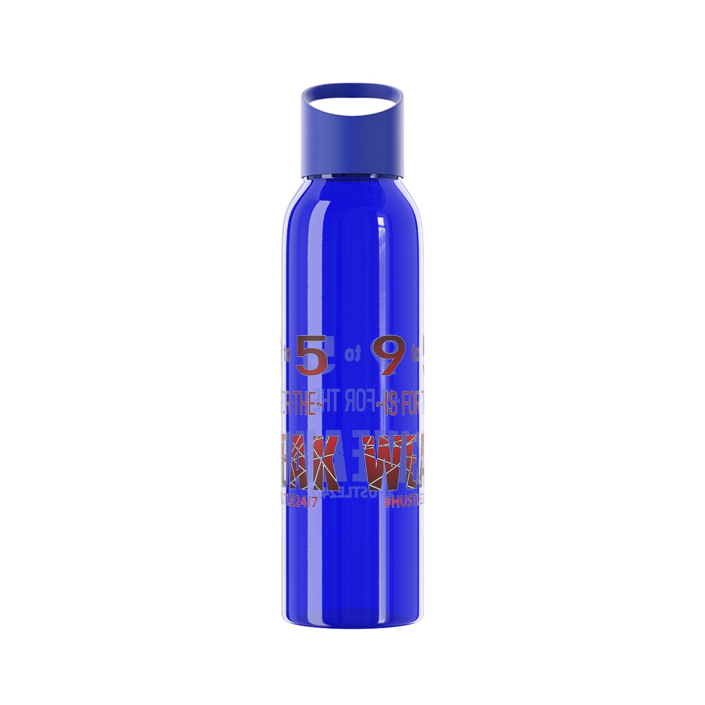 9 to 5-Sky Water Bottle, 21.9oz