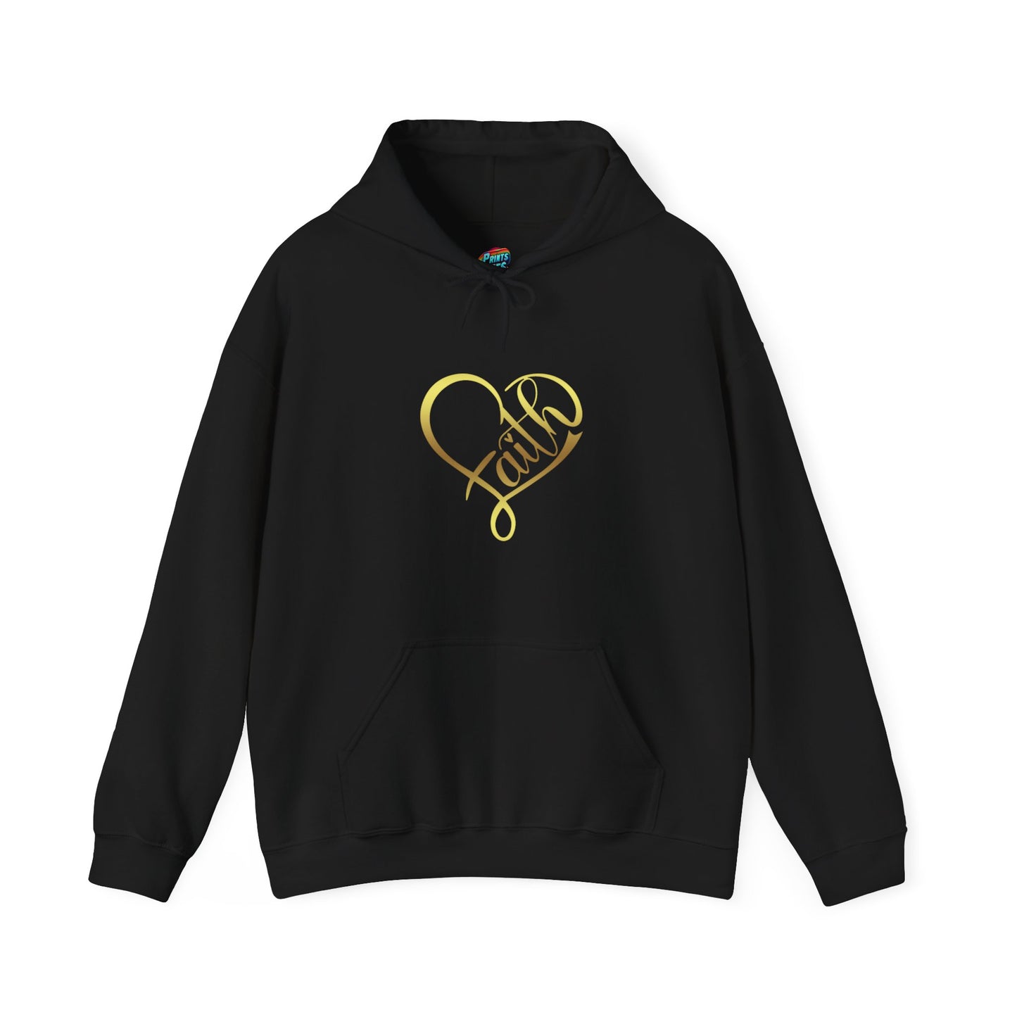 Faith Heart-Heavy Blend™ Classic Hoodie