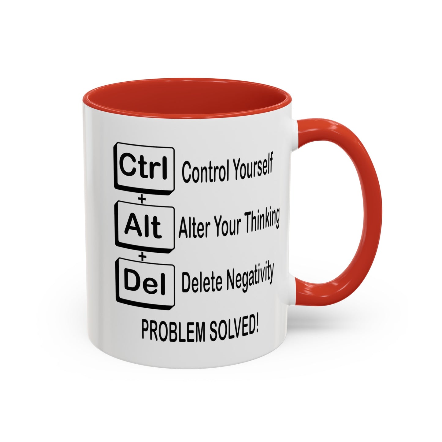 Ctrl-Alt-Del-Accent Coffee Mug (11, 15oz)